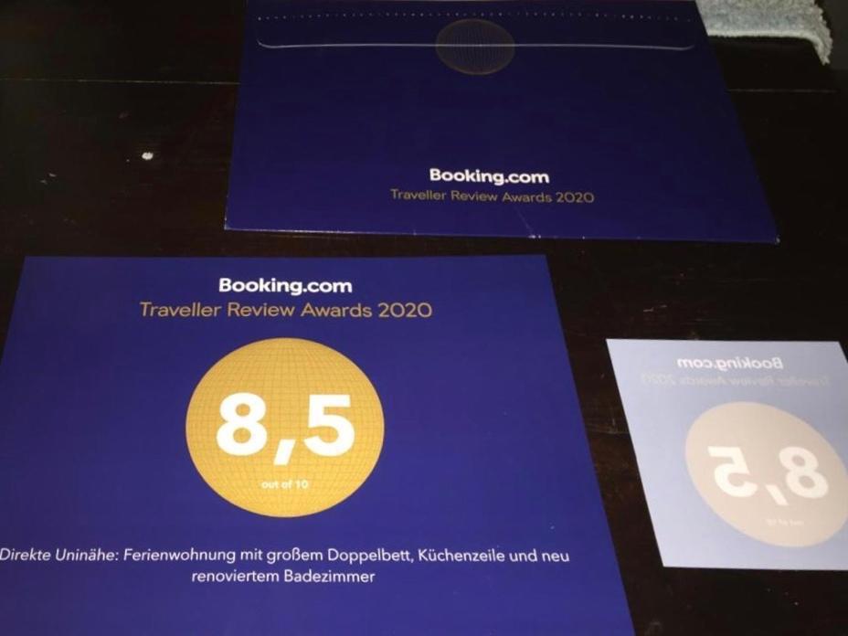 Direkte Uninaehe: Ferienwohnung Mit Grossem Doppelbett, Kuechenzeile Und Neu Renoviertem Badezimmer Hombourg Extérieur photo